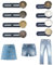 8 Stück Hosenbunderweiterung,Hosenknopf Verlängerung,Knopfverlängerung Für Hosen,Hosenerweiterung,Hosenbund Verlängerung,Bunddehner Für Jeans,Hosenbunderweiterung Knopf Für Jeans,Röcke,Hosen