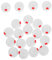 UKCOCO 20 Pièces Buses de Remplacement pour Bombes Aérosols Buses de Pulvérisation Plastique pour Peinture Graffiti de Pulvérisation Matériau Pe Durable Application Polyvalente