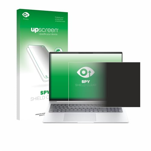 upscreen Blickschutzfolie für HP EliteBook 8 G1i 16 | Anti-Spy Displayschutz Made in Germany Privacy Screen Protector Sichtschutz Blaulichtfilter Klare Folie