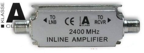SAT-Inline-Verstärker, IN-LINE, 20dB, Leitungsverstärker 950-2400MHz (5 Stück)