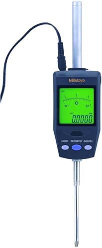 Mitutoyo Digitale Messuhr ID-H, CEE Netzteil, 60,9 mm, 0,0005 mm | 0,0005 mm, flache Rückplatte, Nullpunkt gespeichert, Datenausgang
