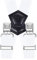 Decalen Hosenträger für Herren Breit 4 cm mit sehr Starken 4 Metall Clip Lang Einheitsgröße für Männer und Damen Einstellbar und Elastisch X Style (Weiß)
