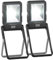 PEARL Werkstattleuchte: 2er Pack LED-Arbeitsleuchte im Baustrahler-Design mit 3 Watt COB-LED (Werkstattleuchte, Werkstattlampe, Batterie Leuchten)