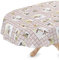 Tischdecke abwaschbar Wachstuch Wachstuchtischdecke Oval 140 x 200cm Schnittkante Jagd Motiv Gartentischdecke Wachstuch