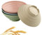 CAMBUY Wheat Straw Bowl Sets 4 PCS Unbreakable 32 Oz Cereal Bowls Dinner Bowl Sets Non-Toxin Dishwasher & Microwave Safe BPA Free and Healthy