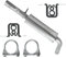 Mitteltopf Auspuff für A3 8L Toledo 2 II Octavia 1 I NewBeetle 1 I 1 I Golf 4 IV 1.8 2.3 2.0