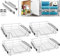 SAILUN Pull-Out Wire Baskets 600mm Wide Cabinet Slide Out Wire Storage Drawers for Kitchen, Pantry, Bathroom Cabinets, Base Larder Organiser Size: 570 * 440 * 140mm Silver Set of 4 (600mm)