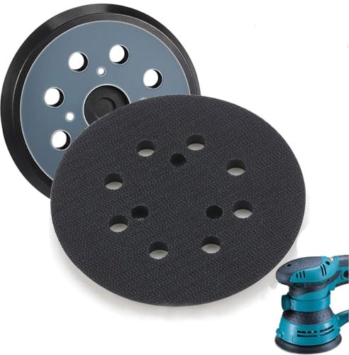 125mm plato de lija para amoladora Repuesto velcro lijadora Almohadillas de Lija Orbital Lijas 125mm velcro para Traje BO5021/BO5030/BO5031/BO5040/BO5041K