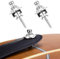 LYQNIHOB Gitarrengurtschlösser mit Knöpfen, 2 Stück, für E-Gitarre, Akustikgitarre, Bass und Ukulele - Gitarren Strap Locks und Buttons zur sicheren Befestigung von Gitarrengurten