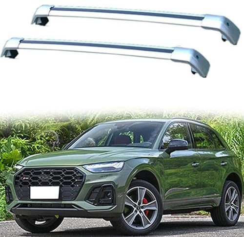 Toit Barres transversales Barres de Toit Transversales pour Audi Q5/SQ5 8R SUV 2008-2023 Alliage D'Aluminium 2 pièces,A