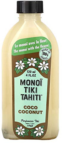Monoi Tiare Cosmetics Coconut Oil Natural Monoi Tiara Cosmetics 4 oz Oil by Monoi Tiare Cosmetics