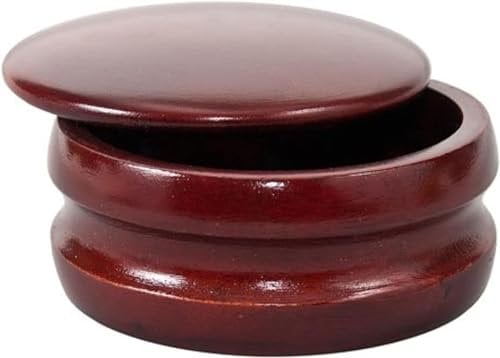 Parker Safety Razor Genuine Dark Mango Wood Shaving Soap Bowl - High Lustre Finish