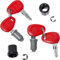 Givi Z179 Kit de Serrure à 2 Voies Noir 40