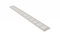 Aluminium Lüftungsgitter Stegblech Lüftung 60mm x 600mm in Silber eloxiert