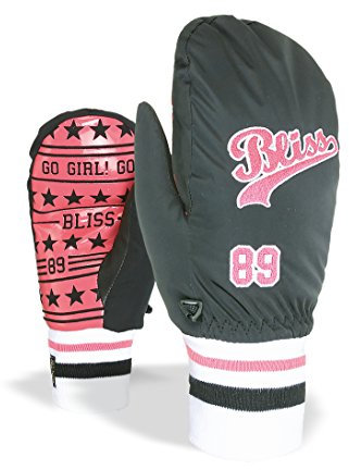 LEVEL Damen Fausthandschuh Bliss Flair Mitt, 01 Black, 7
