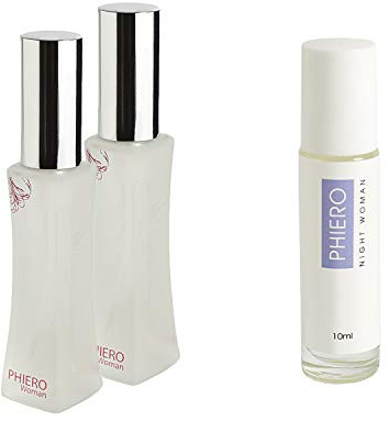 2 Phiero Woman + Phiero Night Woman: Parfüms mit Pheromonen für frauen