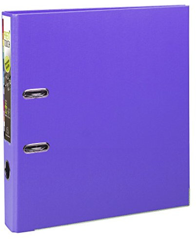 EXACOMPTA Classeur à Levier Prem'Touch Polypro Int/Ext Dos 50 mm Renforcé VIOLINE