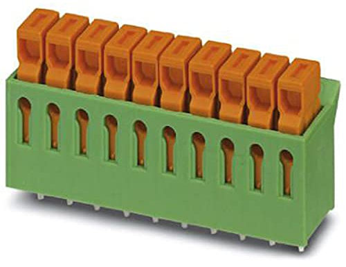 PHOENIX CONTACT IDC 0,3/7-3,81 Leiterplattenklemme, 5 A, 160 V, 0,34 mm² Nennquerschnitt, Grün, 7 Anzahl der Potenziale, IDC 0,3 Artikelfamilie, 3,81 mm Rastermaß, 3,4 mm Pinlänge, 50 Stück
