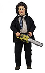 NECA 8-Inch Texas Chainsaw Massacre Clothed Figure with Leatherface Pretty Lady Mask and Dinner Jacket
