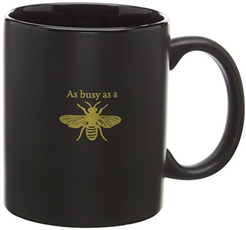 Robert Frederick Motiv schwarz Becher in Box – Busy AS A Bee, Sortiert