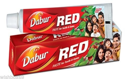 2x Dabur Red Toothpaste toothache Plaque fresh breath tooth 100g