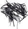Frcolor Bob Pins, klassische flache gebogene Bob Pins Haarnadeln Clips, 100 Stücke (schwarz)