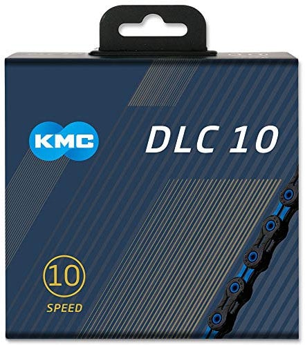 KMC Unisex – Erwachsene DLC DLC10 10-Fach Kette 1/2 x11/128, 116 Glieder, blau