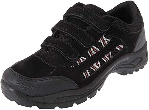 Dek Mens Ascend Triple Touch Fastening Trek Hiking Trail Shoes (13 UK) (Black)