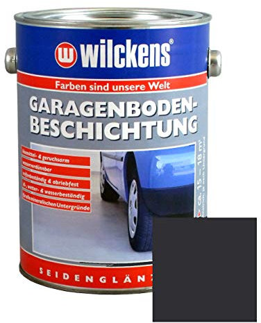 Dynamic24 2,5L Garagen Bodenbeschichtung Beton Boden Estrich Farbe Garagenfarbe Halle Garagenbodenbeschichtung Estrichfarbe Bodenfarbe Betonfarbe Garagenboden (Anthrazit)