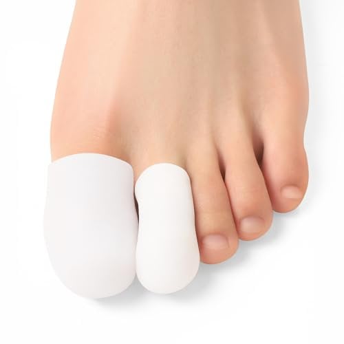 Bukihome Lot de 12 protège-orteils en silicone pour amortir les ampoules, maïs, callosités, idéal pour la course, la marche, arrêter les douleurs aux orteils