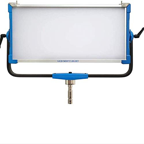 Yidoblo RGB LED Video Panel Studio Light Dimmable 2800k-9990k 300w CRI 95 Lámparas fotográficas con cable powerCON,Softbox,Cable DC,bolsa de transporte,12 efectos de iluminación de video