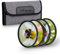 JJC Lot de 4 filtres macro pour objectif 62 mm (+2, +4, +8, +10) avec pochette de filtre d'objectif pour appareil photo reflex numérique Canon, Nikon, Sony, Pentax, Olympus, Fuji