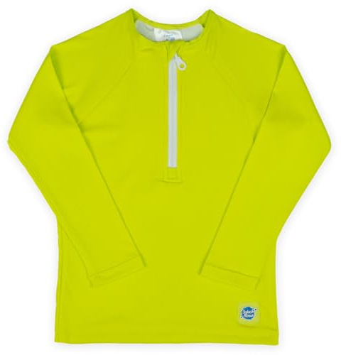 Splash About Long Sleeve Premium Rash Top, Lime - 6 Years