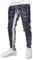 ORANDESIGNE Herren Jogginghose Sporthose Fitness Slim Fit Trainingshose Kontraststreifen Freizeithose Joggers Sweathose Streetwear mit Reissverschluss Taschen A Plaid M