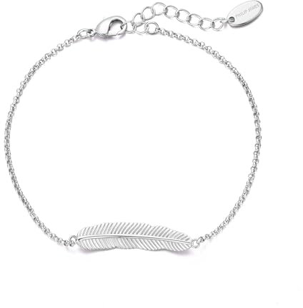 Philip Jones Bracelet Plume Plaqué Argent