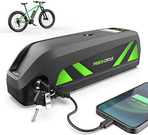 PANDA CYCLE 48 V 13AH E-Bike Battery, 1000 W / 700 W / 500 W E-Bike Battery for Electric Bicycles, Hailong Lithium-Ion Battery for Mifa VAUN Prophete, More Suitable for Conversion