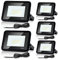 Joparri Projecteur LED Exterieur 20W 3000K Blanc Chaud 1700LM, 5 Pack Spot LED Extérieur IP66 Imperméable, Eclairage Exterieur, Lampe Exterieur pour Terrasse Garage Jardin