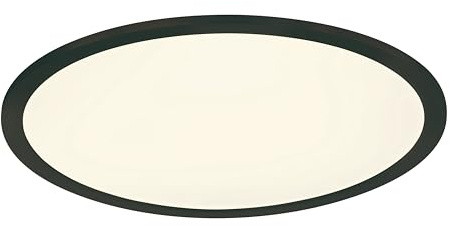 Trio Leuchten LED Deckenleuchte Phoenix 674094532, Metall Schwarz matt, Acryl Weiß, inkl. 26 Watt LED