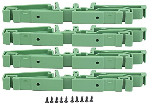 Leiterplatten-Montagehalterung, 2 Set PCB-DIN-Schienen-Montageadapter, Leiterplatten-Montagehalterung, Halterträger KPRH-185, Elektrische Halterungen