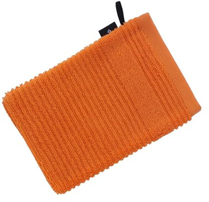 Vossen Tomorrow Waschhandschuh 22 x 16 cm Electric orange