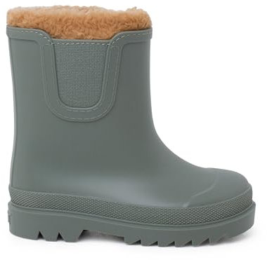 Igor Stivali Pioggia Bambini Chelsea Pelliccia Pecora Sintetica Misurare 26 Colore Verde