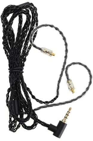 1pc 8-Core MMCX Balanced Cable 3.5mm Headphones Cable Compatible with Shure SE215 SE535 SE846 3.5mm Upgrade Headphones Cable