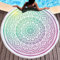 LXTOPN Strandtuch Rund, Strandtuch Mandala, Mikrofaser Strandtuch XXL, Badetuch groß Stranddecke Yogamatte Handtücher mit Quasten(Y11)