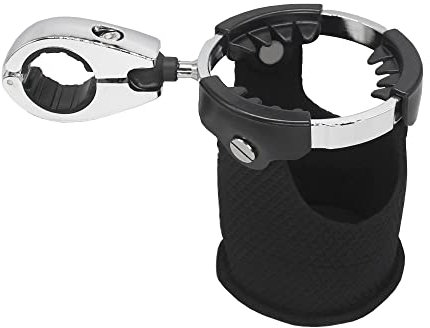 Support Moto,Funien Porte-gobelet de Moto, Boisson, canette de Boisson, Support de Guidon, Rotation à 360°, Porte-Bouteille d'eau Universel pour Moto, ATV, UTV, Kayak, Bateau Marin 7/8 à 1 1/4&