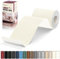 Cahomo Flicken Selbstklebend Stoff, Leinenstoff Patches Selbstklebend, 10x200 cm Leinen Reparatur Patches für Sofa, Autositze, Bootssitze, Bürostuhl, Vorhang - Beige Weiß