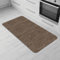 Comart - Alfombra para Cocina Nancy - Antideslizante - Lavable en Lavadora - Moderna Alfombra de Chenilla - Camino de Pasillo y Cocina - Suave y Resistente - Made in Italy - Marrón - 50 x 100 cm