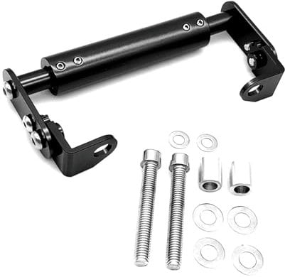 Support de Navigation GPS Support Navigation GPS Pour Téléphone Portable Support Barre D'extension Support Garniture Universelle Pour Petite Cylindrée Moto Tout-terrain Support Navigation Moto(Noir)