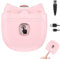 HIULLEN Electric Nail Clipper, 2 Speed Automatic Nail Cutter, Electric Nail Trimmer with LED Light and Chip Storage Box, Rechargeable Portable Nail File, Safety for Baby Kids Adults Seniors (Pink)