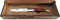 Navaja Carraca de Artesania 8.5 cm de hoja Madera Roja con Virolas de Acero. Albainox.