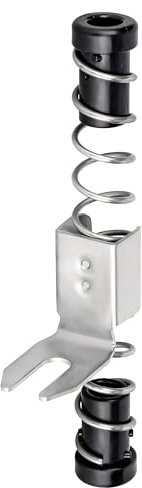 AUTOLIGHT 24 Muelle de cable protector de cable de 218 mm, protección contra torceduras para cables de remolque, ideal para caravanas y remolques